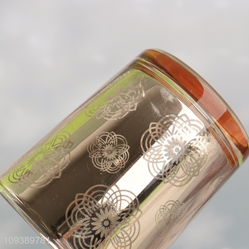 Top quality glass candle jar holder candle holder