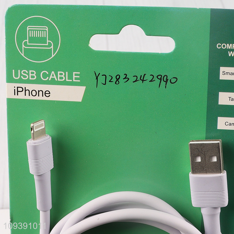 China supplier 1m usb charge iPhone data cable