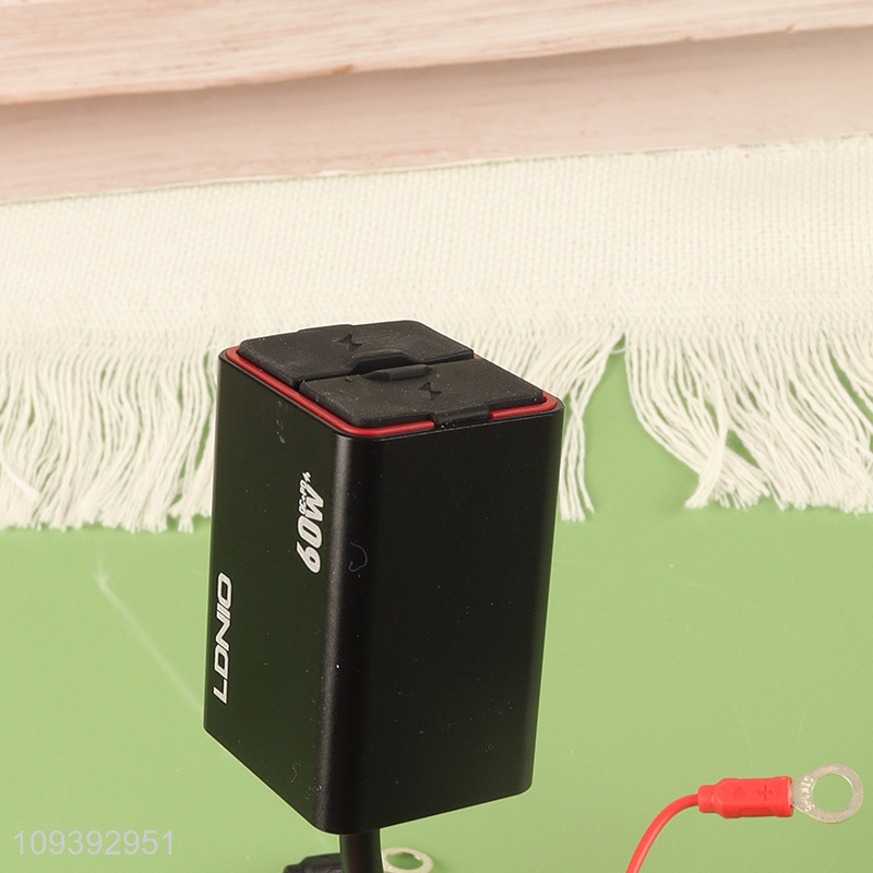 Factory direct sale 60w pd motorcycle fast charger
