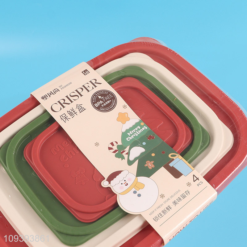 Wholesale plastic food container preservation box for picnic