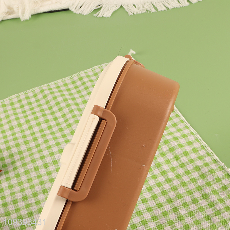 New style plastic lunch box with cute cartoon design