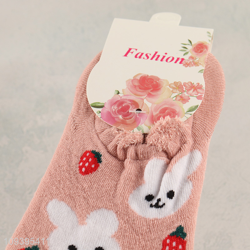 New arrival  anti-slip polyester daily wear boat socks