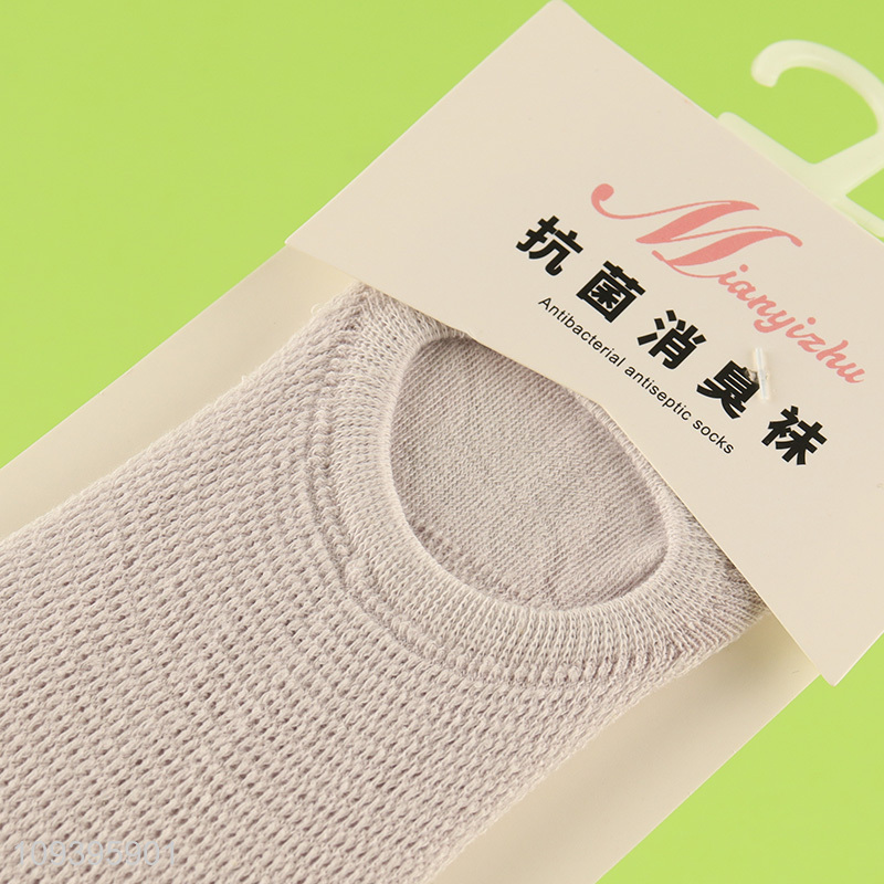 Factory supply simple breathable boat socks low cut socks