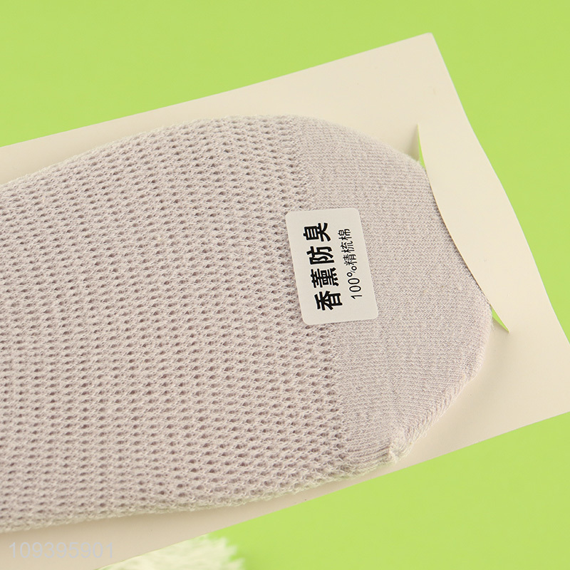Factory supply simple breathable boat socks low cut socks