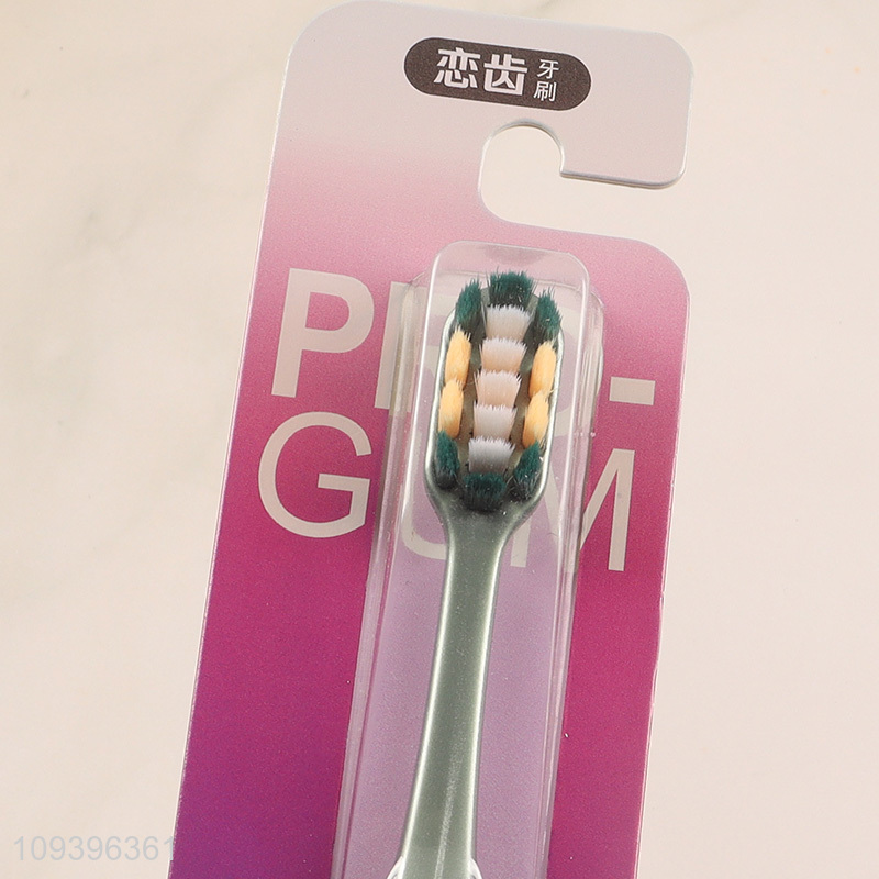 Factory price soft bristle toothbrush for daily teeth cleaning
