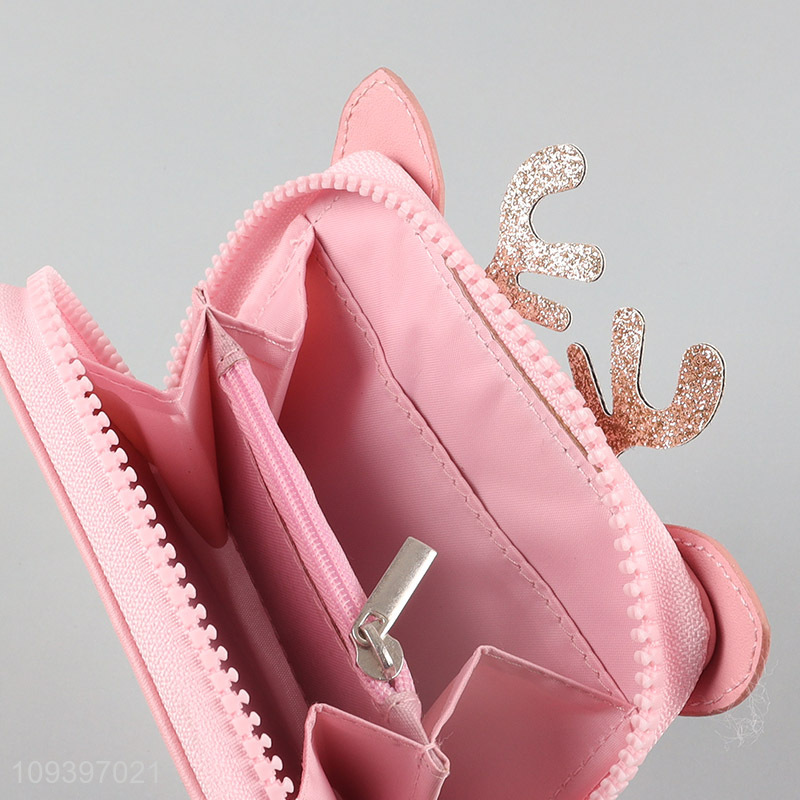 Best sale cute deer zip-around wallet