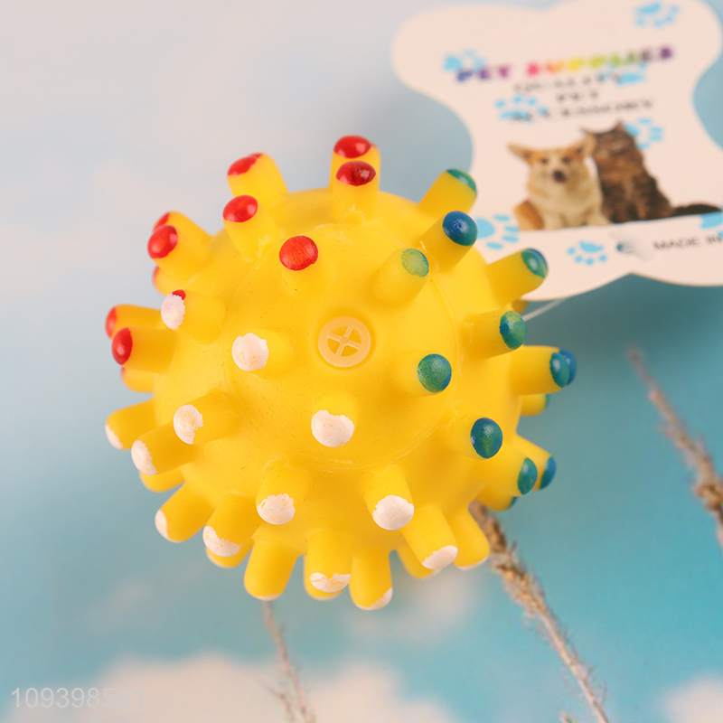 China products pet colorful play ball for puppy