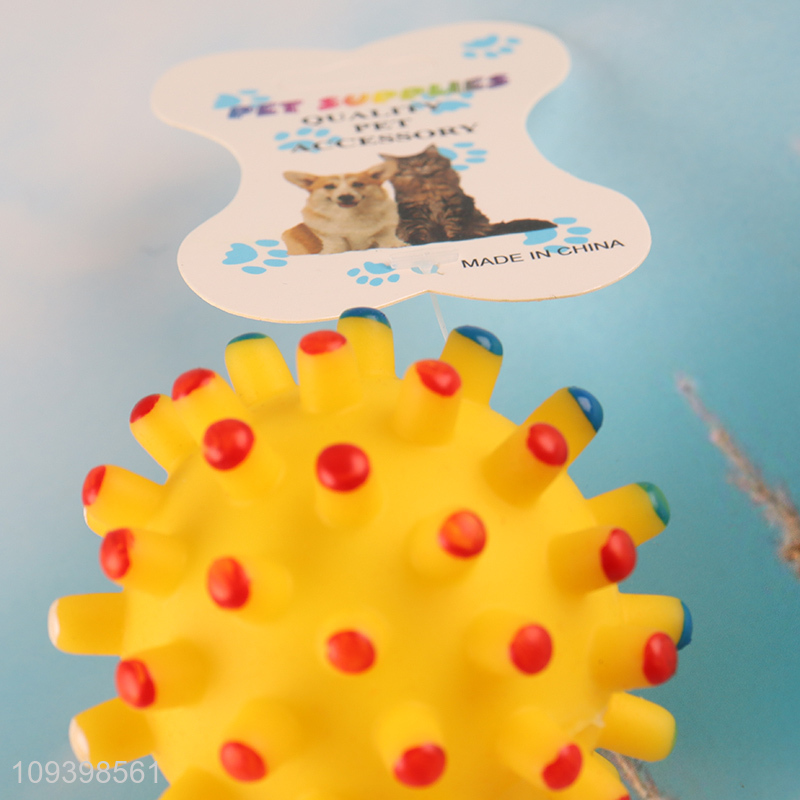 China products pet colorful play ball for puppy