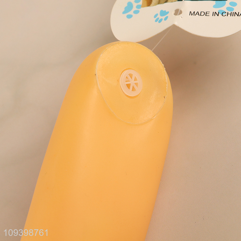 Good sale pet hot dog shaped toy teething toys