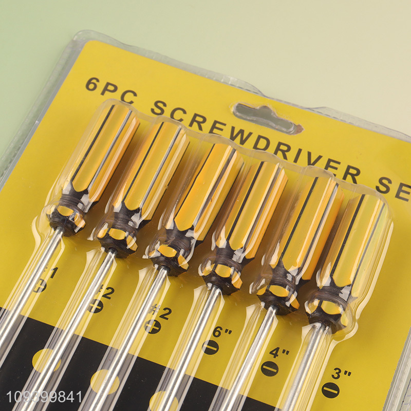 Good price 6pcs hardware tool screwdriver set