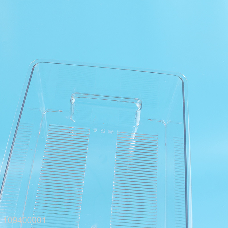 New arrival clear plastic food organizer for fridge