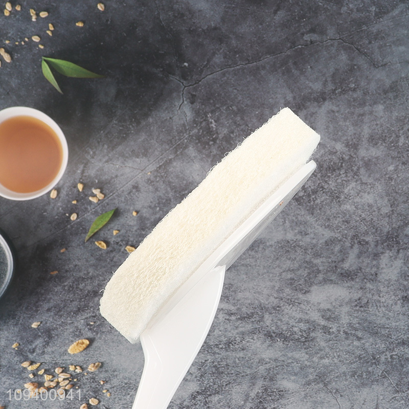 Hot products wooden handle scouring pad brush