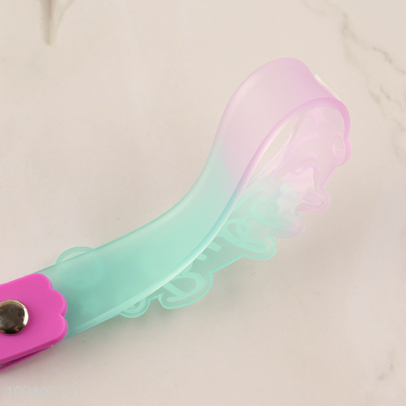 Top sale multicolor silicone key chain key rings