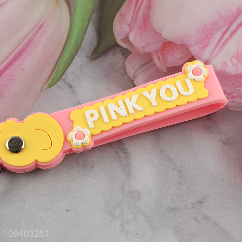 Best sale silicone key chain key rings for gifts