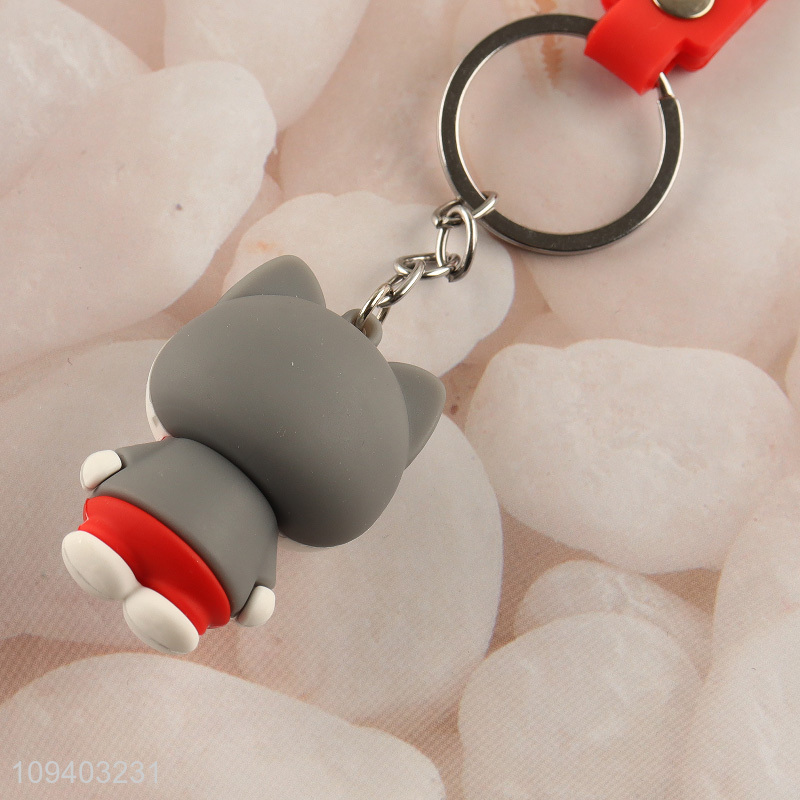 Hot products silicone key chain key rings for gifts