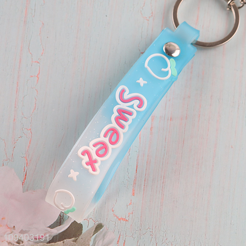 Good sale silicone key chain key rings for gifts