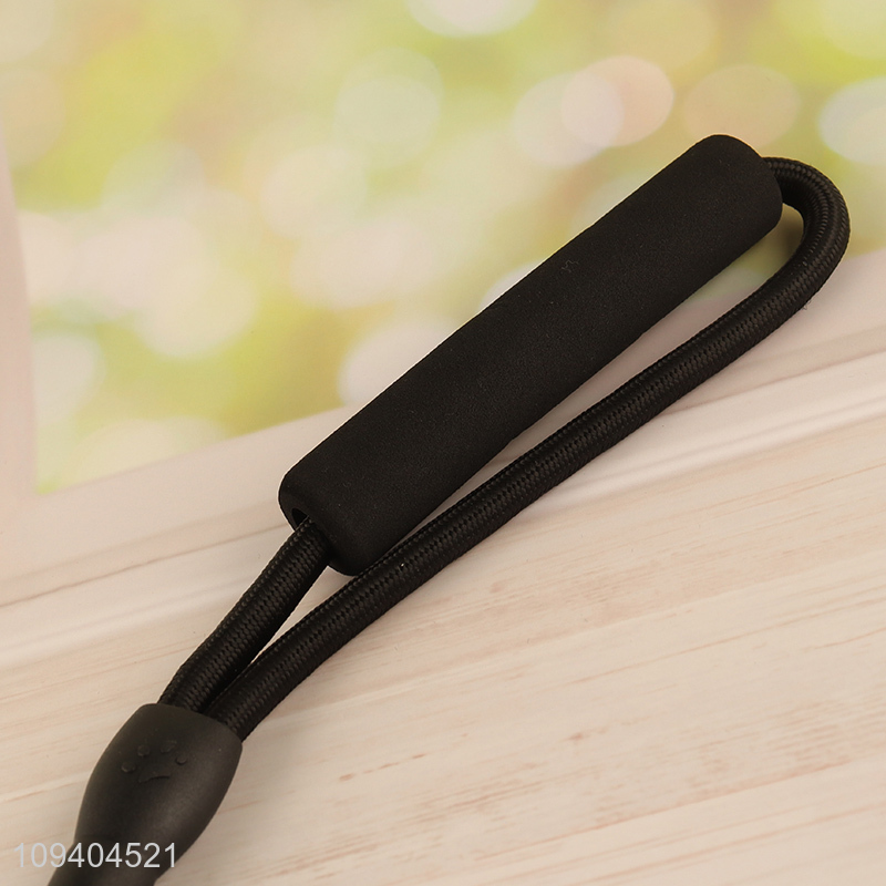 Good price black elastic pet dog leash