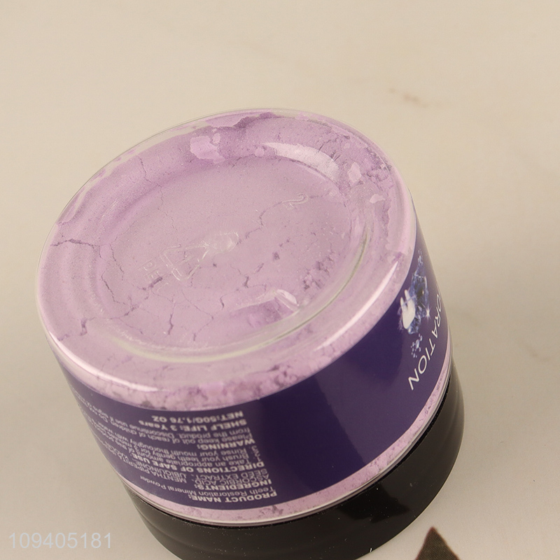 China products purple brightening teeth powder