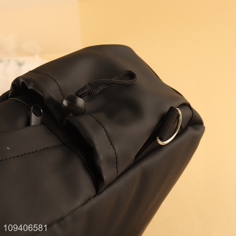 Factory price black crossbody bag messenger bag