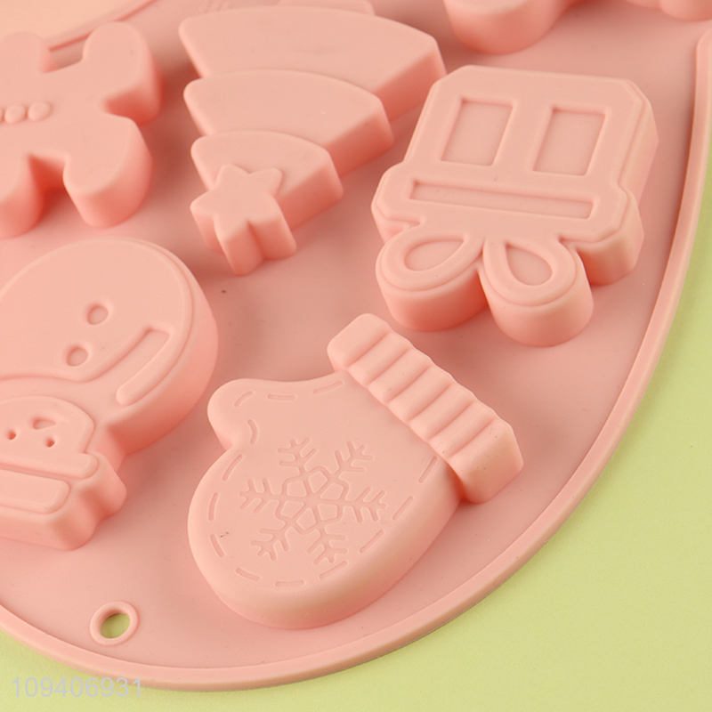 Good selling Christmas series silicone cake mold