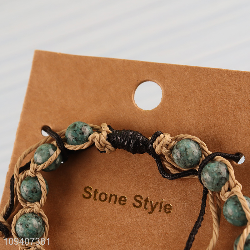 Good selling fashion stone bracelet stone jewelry