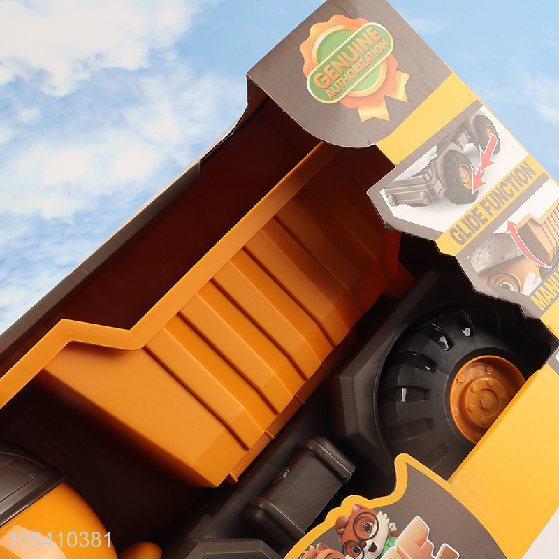 China wholesale cartoon dump truck toy for kids
