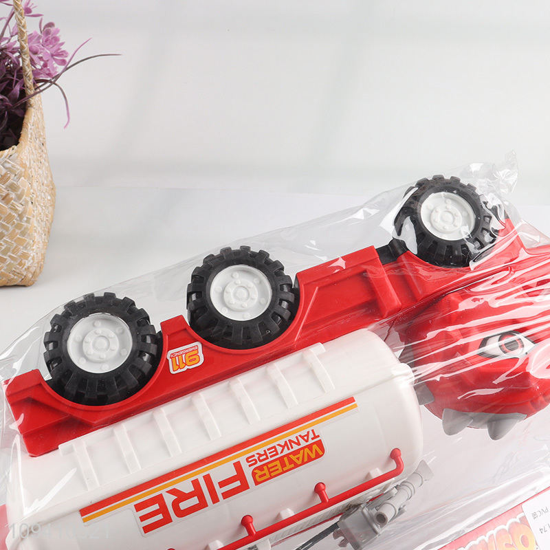 China wholesale dinosaur fire water tanker truck toy for kids