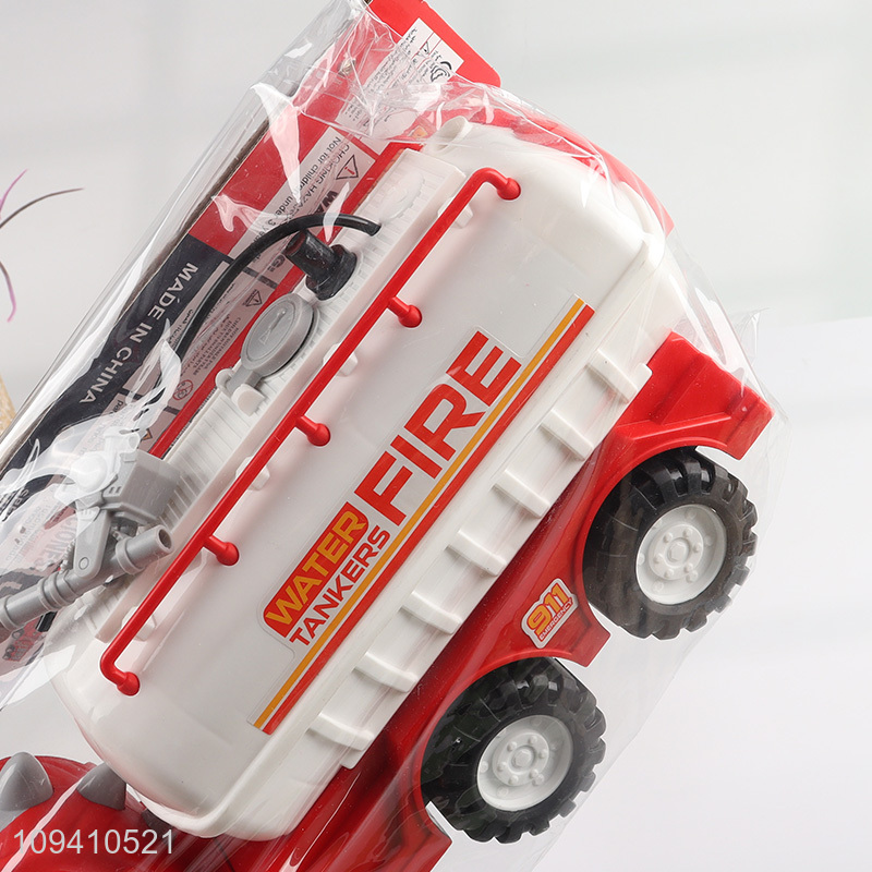 China wholesale dinosaur fire water tanker truck toy for kids