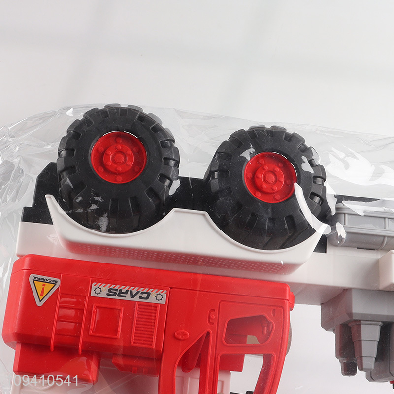 New arrival  red crane truck toy for kids