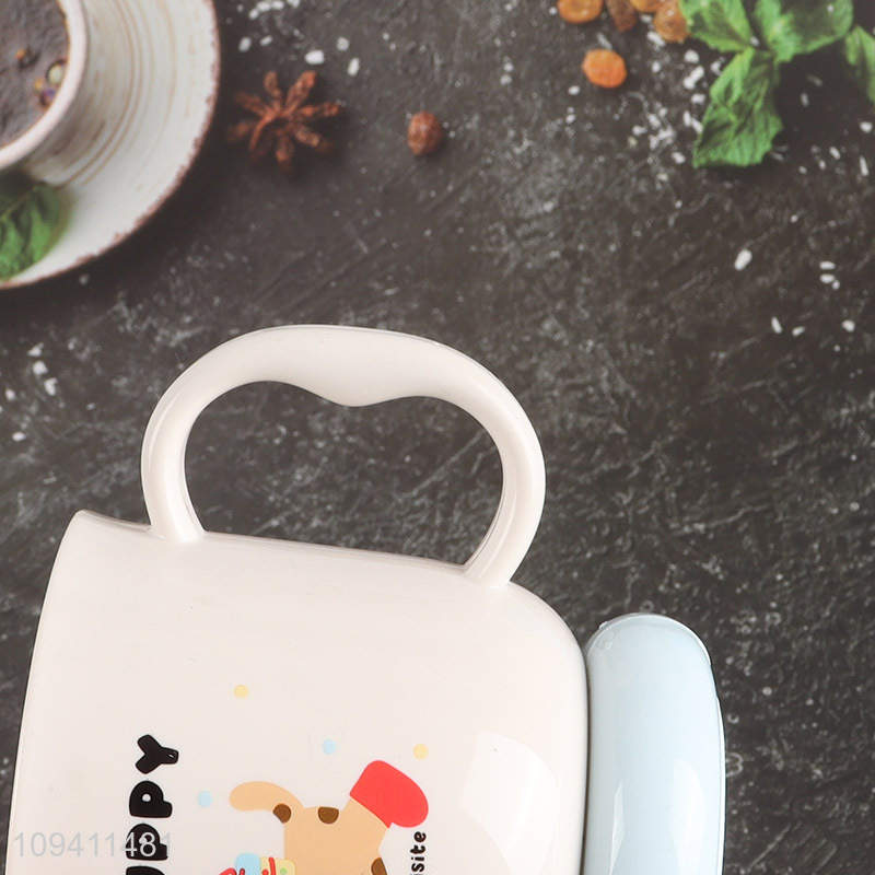 Good quality cute puppy plastic cup water cup