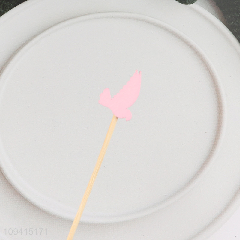 China wholesale party supplies fruit picks cake topper