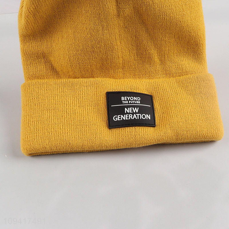 Hot products multicolor fashion knitted hat beanies hat