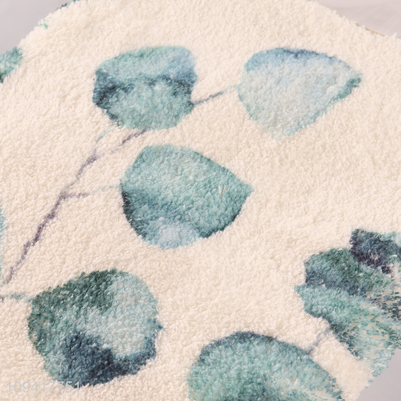 40X60Cm Faux Cashmere Printed Bath Mat