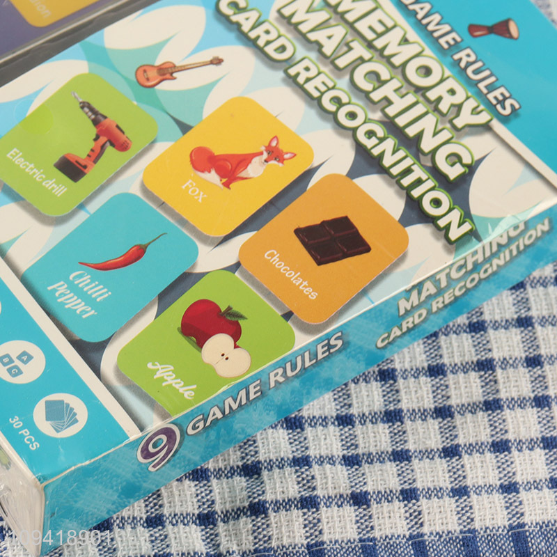 Good selling memory matching board game for kids learning