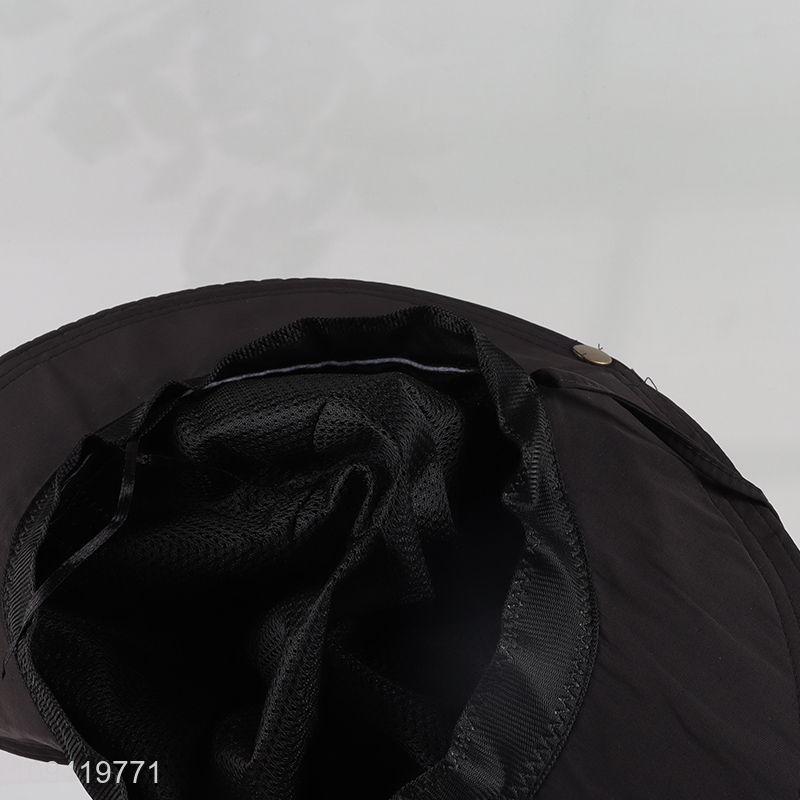 Wholesale Wide Brim Sun Protection Bucket Hat