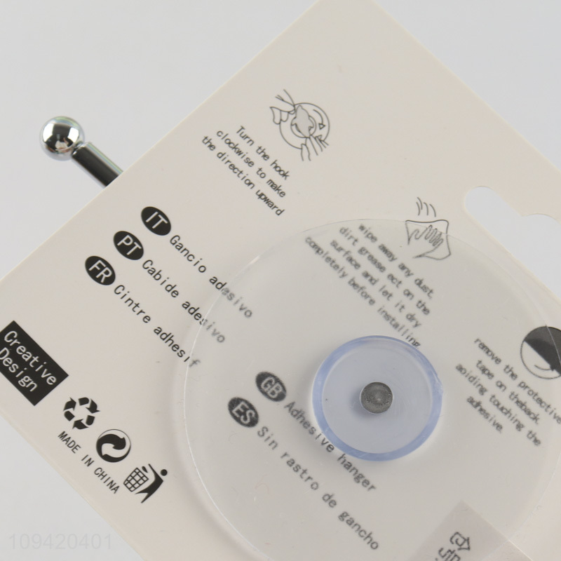 Top sale suction cup hook towel rack