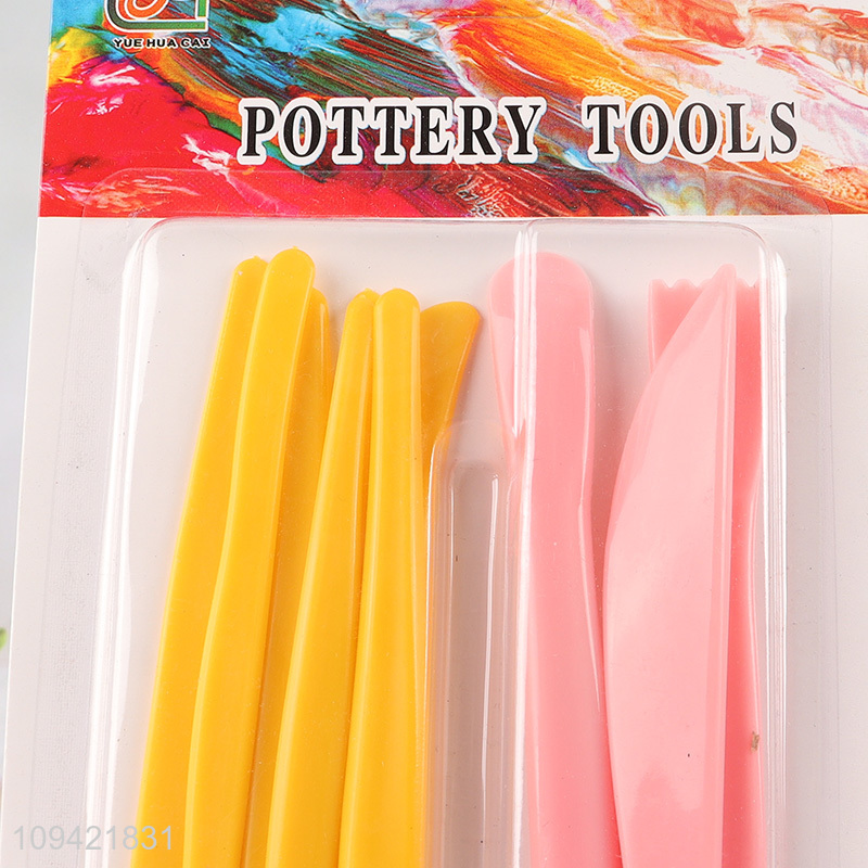 Top products 10pcs plastic clay tool set for diy craft