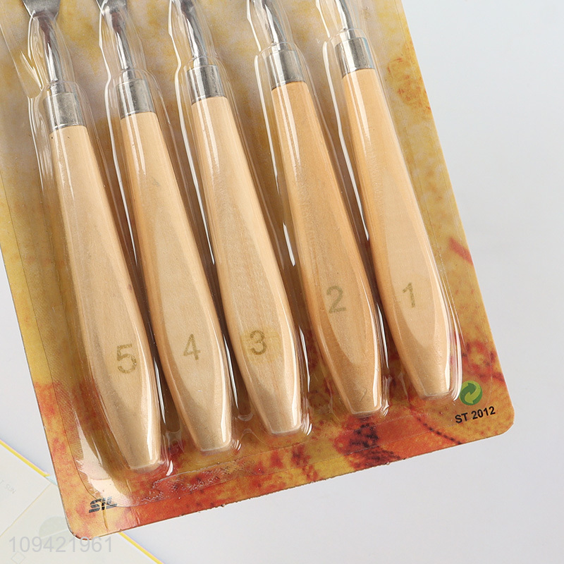 Top quality 5pcs palette knife set for oil painting