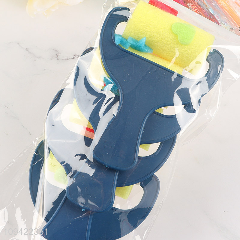 Good selling 4pcs sponge roller set for clay texture