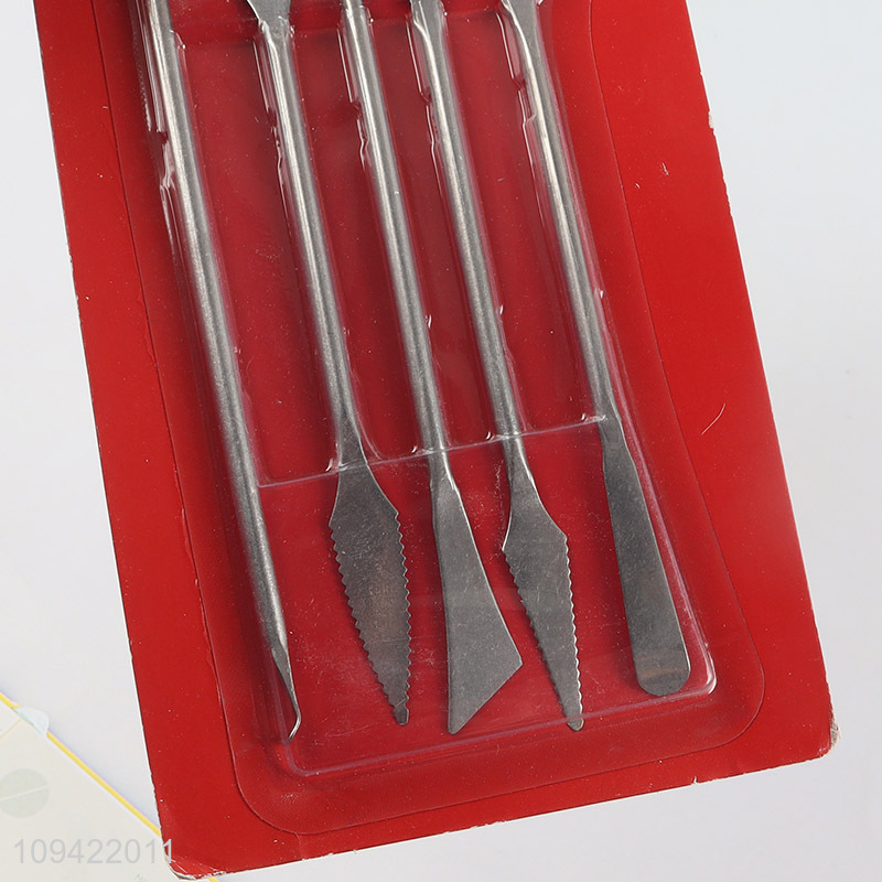 Good sale 5pcs pottery tool kit clay tool set