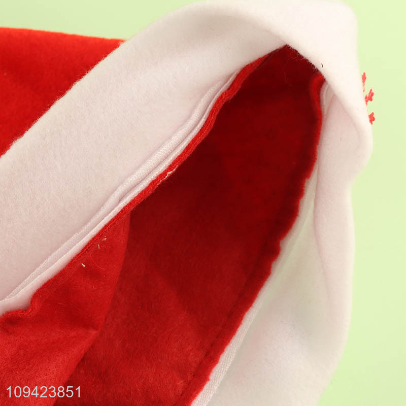 China supplier cartoon polyester christmas hat for sale