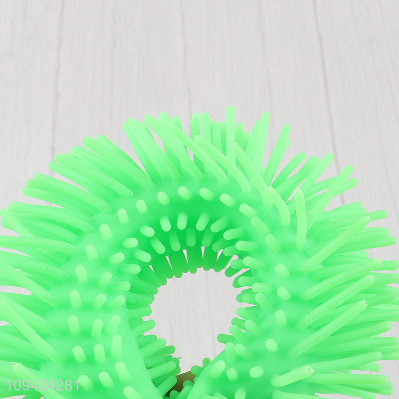 Hot products soft tpr spiky sensory ring for kids