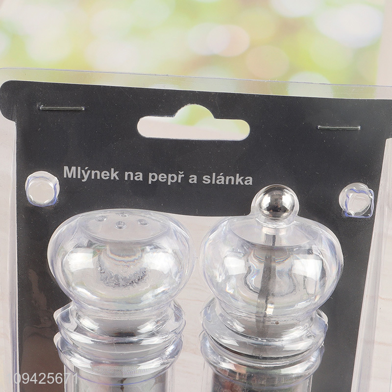 Hot sale pepper grinder & salt shaker set