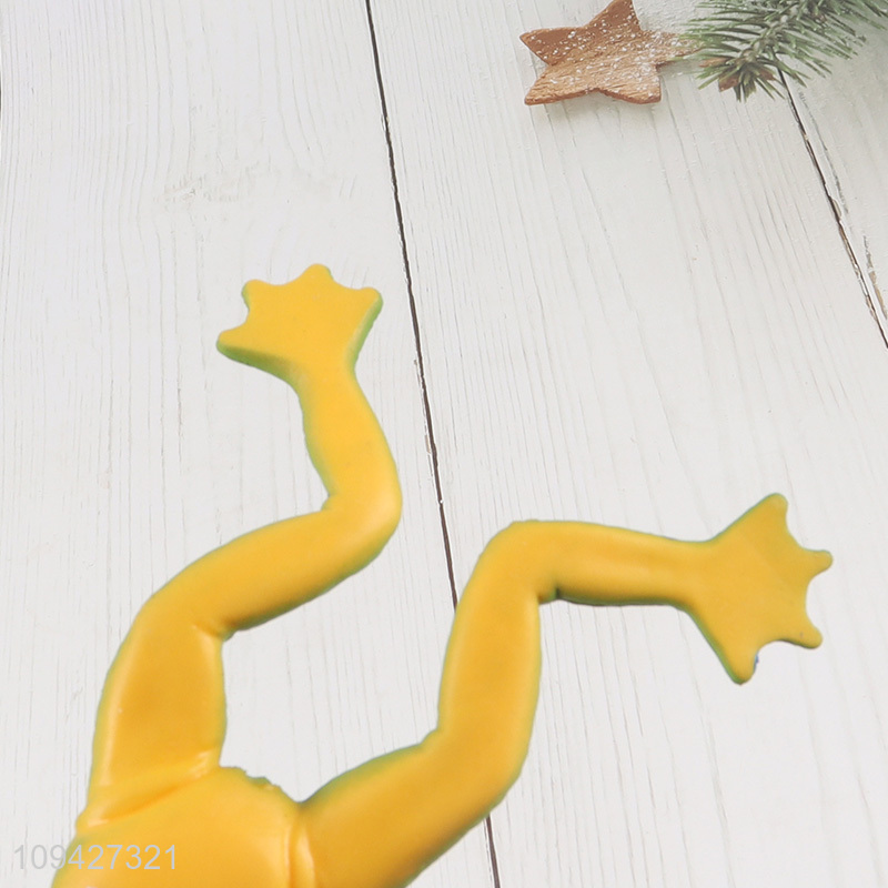 Factory direct sale tpr stretchy frog squeeze toy for stress