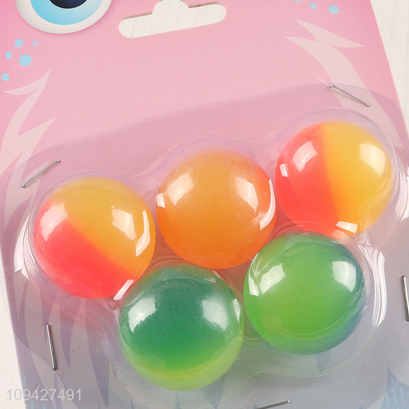 China supplier colorful high bounce tpr balls