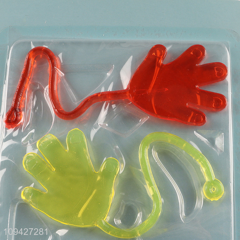 Factory price tpr squeeze toys sticky hands