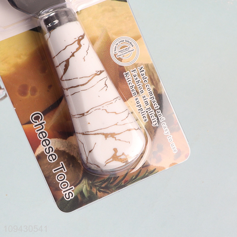 Online wholesale marble handle cheese knife for kitchen