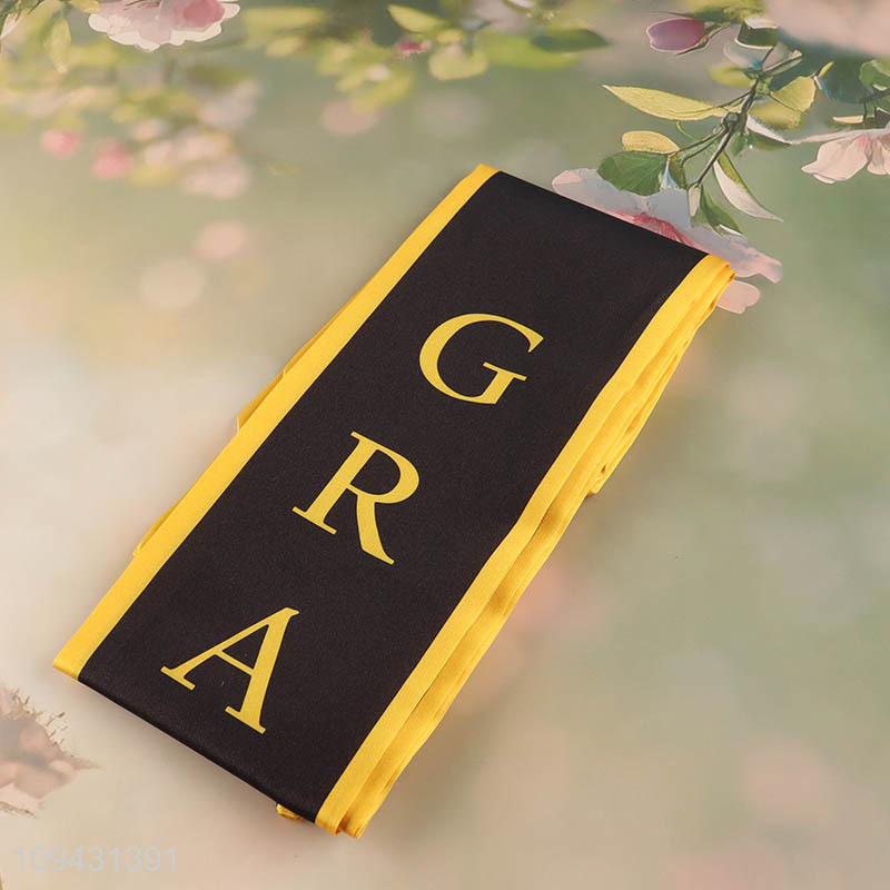 Hot Selling Graduation Sash Shoulder Scarf