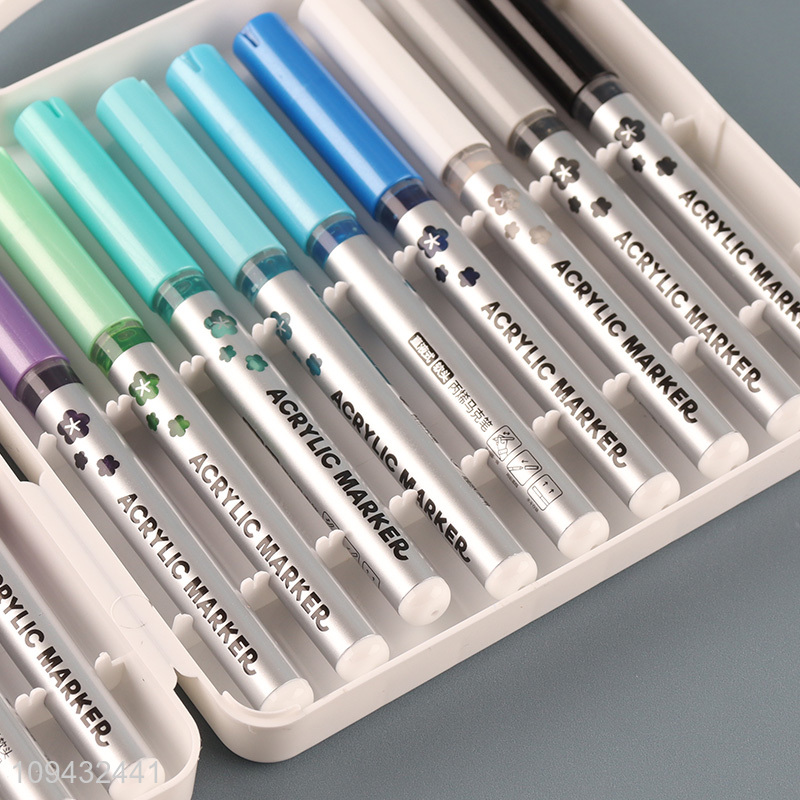 China wholesale direct liquid acrylic marker pen for stationery