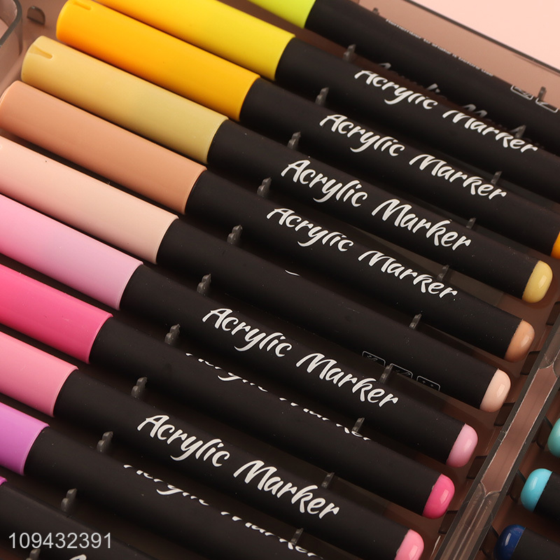 China supplier stationery direct liquid acrylic marker pen